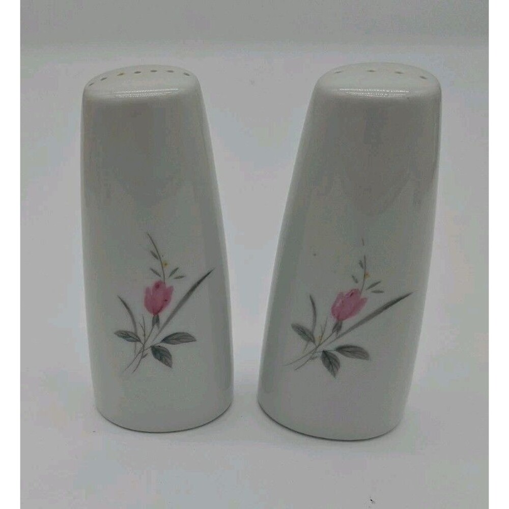 Vtg Japan, Salt And Pepper Shakers, Golden Rose Porcelain Made In 1969